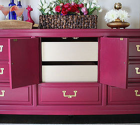 american of martinsville campaign credenza, painted furniture