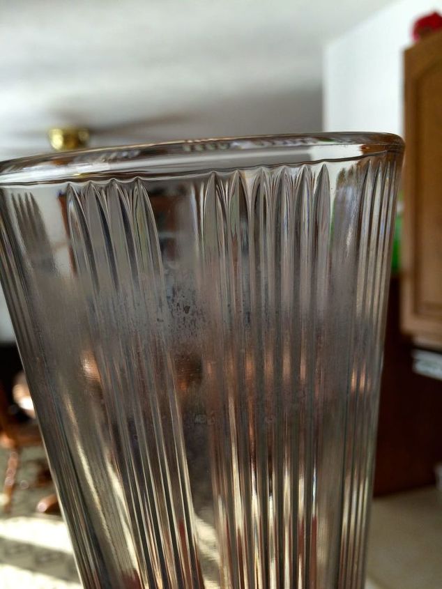 old cloudy drinking glasses