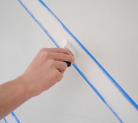 how to paint diagonal stripes