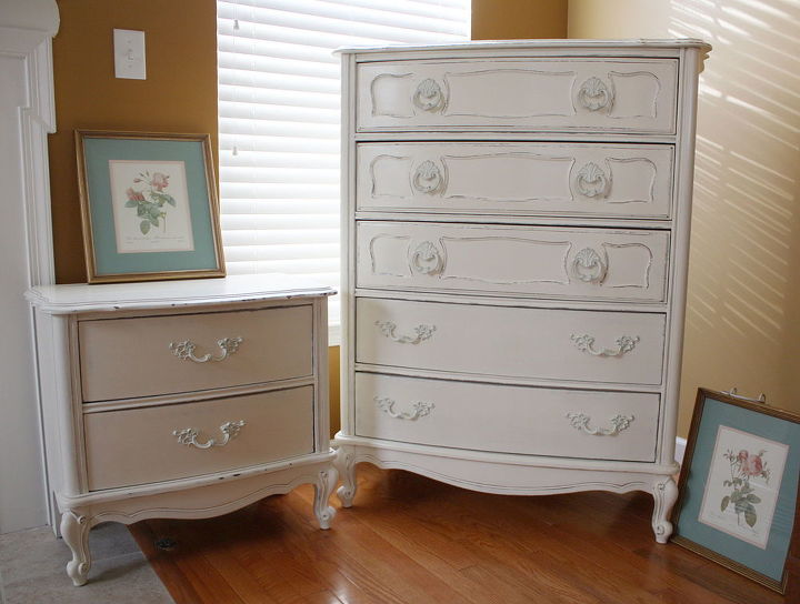 painted dresser nightstand, chalk paint, painted furniture