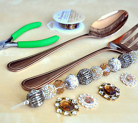 wire wrapped serving utensils, crafts, how to, kitchen design