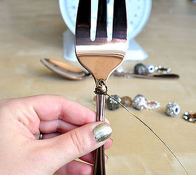 wire wrapped serving utensils, crafts, how to, kitchen design