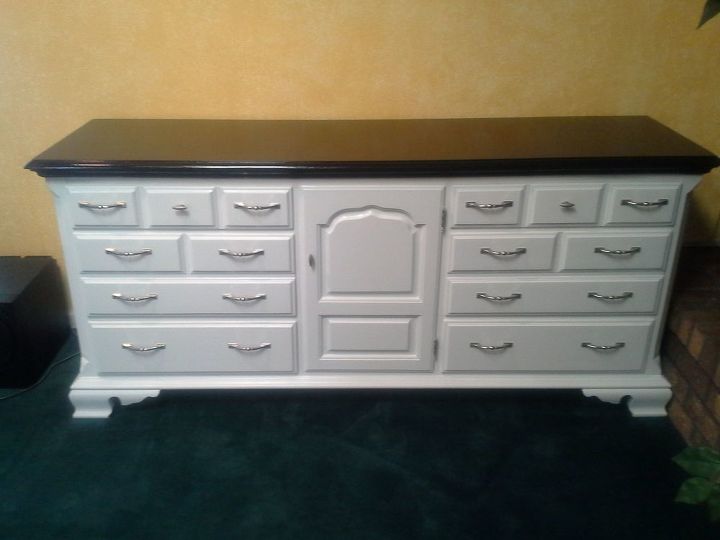 dresser remodel, painted furniture, repurposing upcycling, AFTER
