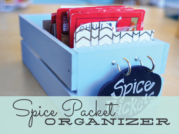 simple spice packet organizer, crafts, how to, kitchen design, organizing, storage ideas