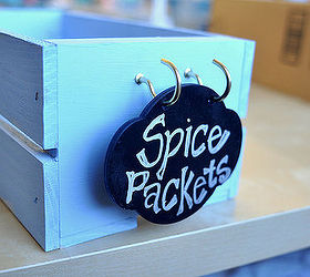 simple spice packet organizer, crafts, how to, kitchen design, organizing, storage ideas