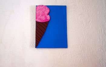 DIY Kawaii Ice Cream Cone Painting