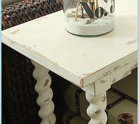 tired old sofa table makeover, chalk paint, painted furniture