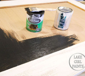 diy large chalkboard with striped frame, chalkboard paint, crafts, how to