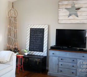 diy large chalkboard with striped frame, chalkboard paint, crafts, how to
