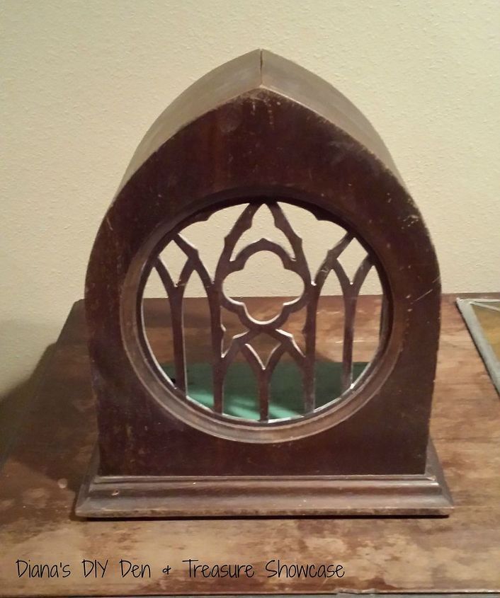 caja de luz de radio de mesa vintage