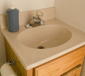 how to paint a sink take 2, bathroom ideas, how to, painting