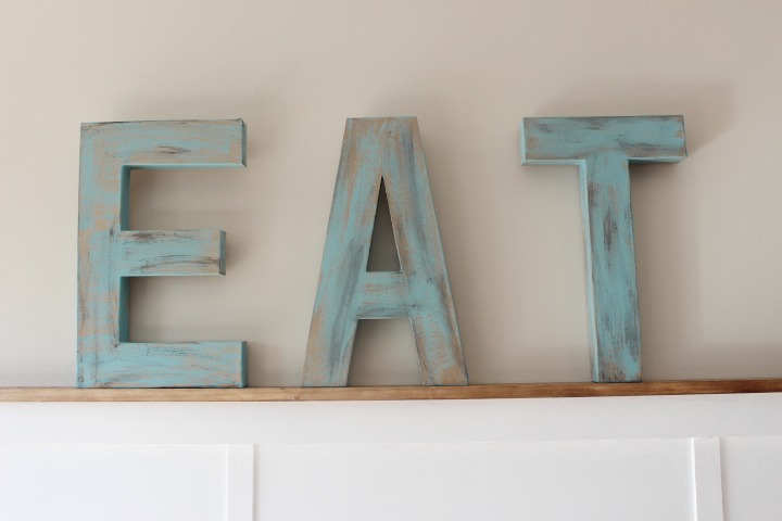 what i did when i didn t want to spend 20 per letter made my own, chalk paint, crafts, dining room ideas, how to