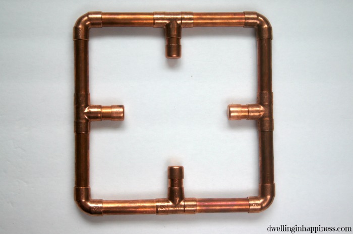 relgio industrial de tubo de cobre