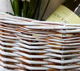 how to age a basket, chalk paint, crafts, how to