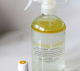 homemade lemon scented dusting spray, cleaning tips, go green, homesteading, how to