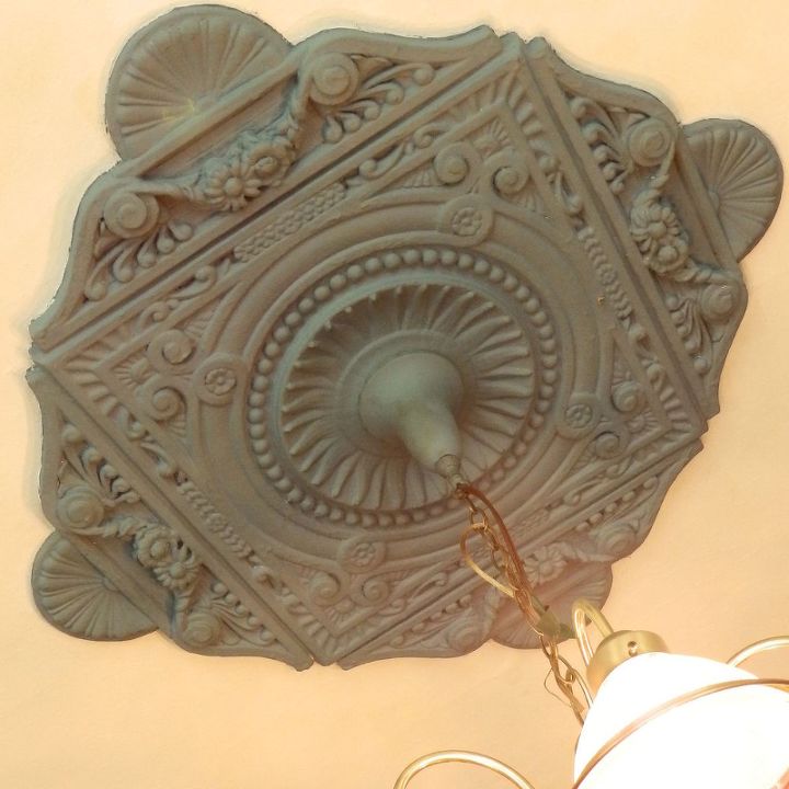 Painted Ceiling Medallion In Dining Room Hometalk