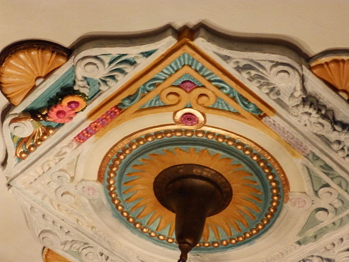 cambio de imagen del comedor victoriano medalln del techo, Colocaci n de colores adicionales