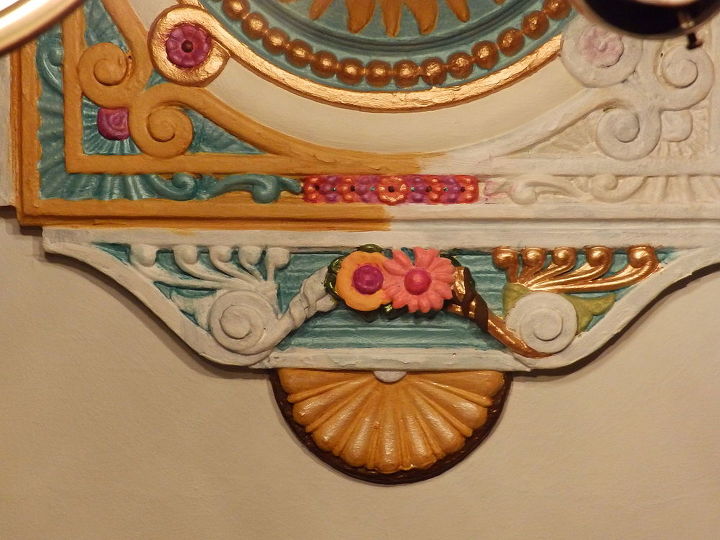 cambio de imagen del comedor victoriano medalln del techo, Esmaltes y reflejos