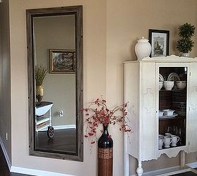 a small change with a mirror, home decor