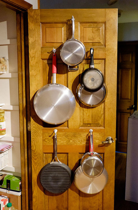 easy pan storage, kitchen cabinets, kitchen design, organizing, storage ideas