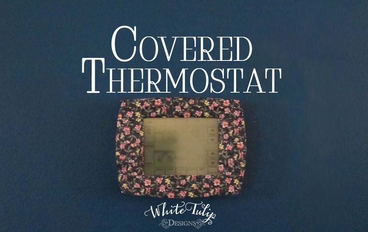 covered thermostat, crafts, wall decor