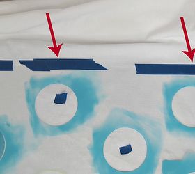 easy stenciled curtains, crafts, how to, window treatments