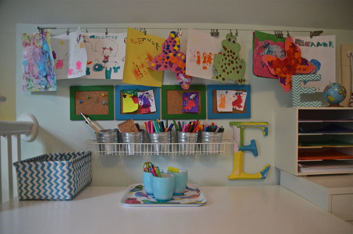 children s art center, bedroom ideas, crafts, repurposing upcycling