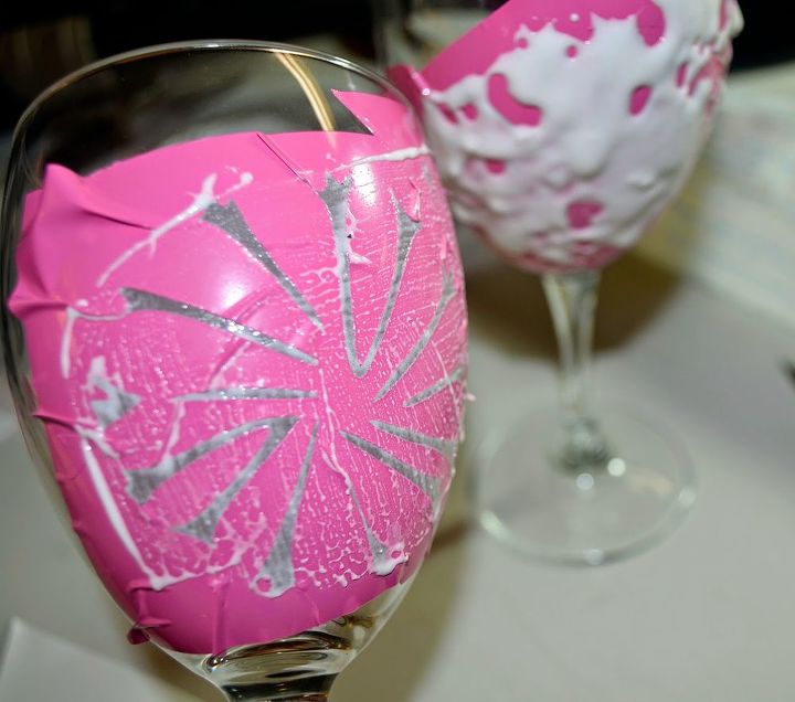 dandelion etched wine glasses, crafts, how to