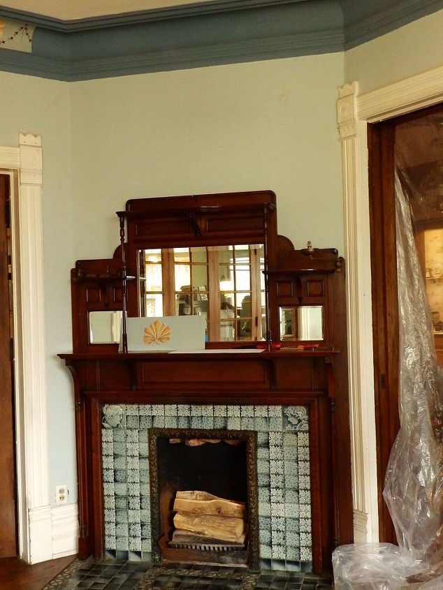 Victorian Dinning Room Faux Wood Graining Doors Trim