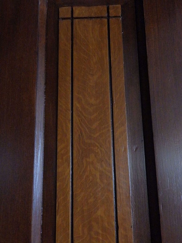 victorian dinning room painting faux wood grain doors trim, Faux Wood Silver Oak toned straight grain