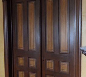 Victorian Dinning Room - Painting Faux Wood Grain: Doors, Trim.
