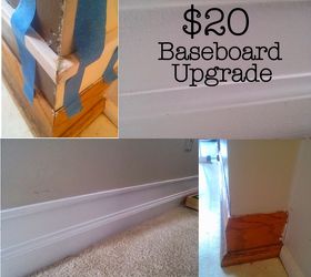 diy 20 baseboard upgrade, wall decor, woodworking projects