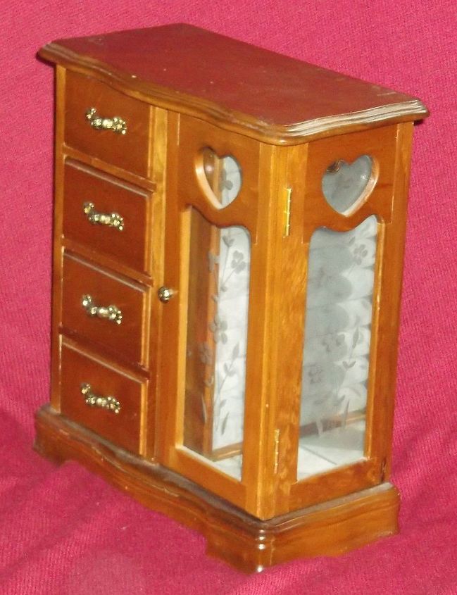 just a little old jewelry cabinet, crafts, how to