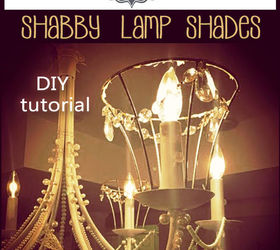 DIY - Pantalla de lámpara Shabby -Tutorial