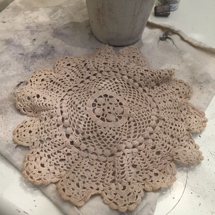 diy shabby chic flower pots tutorial, crafts, gardening, home decor, how to, repurposing upcycling, shabby chic