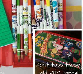 reuse those old vhs cases, crafts, organizing, repurposing upcycling, storage ideas