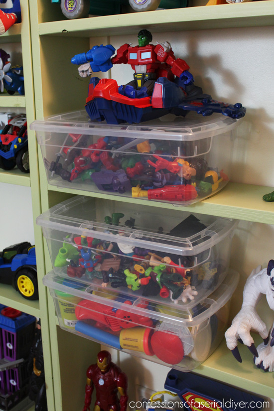 la mejor manera de organizar los juguetes