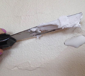 how i patched a drywall hole with one of my beauty products, home maintenance repairs, wall decor