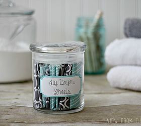homemade diy dryer sheets, crafts, diy, how to, laundry rooms
