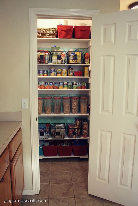 a pretty organized pantry, closet, kitchen design, organizing, storage ideas