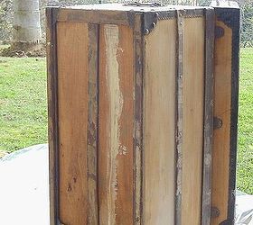 restore an old trunk, painted furniture, repurposing upcycling
