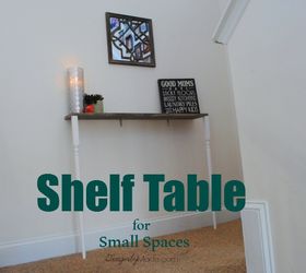 Shelf Table for Small Spaces