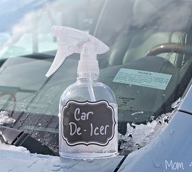 super fast 2 ingredient car de icing spray, cleaning tips, outdoor living