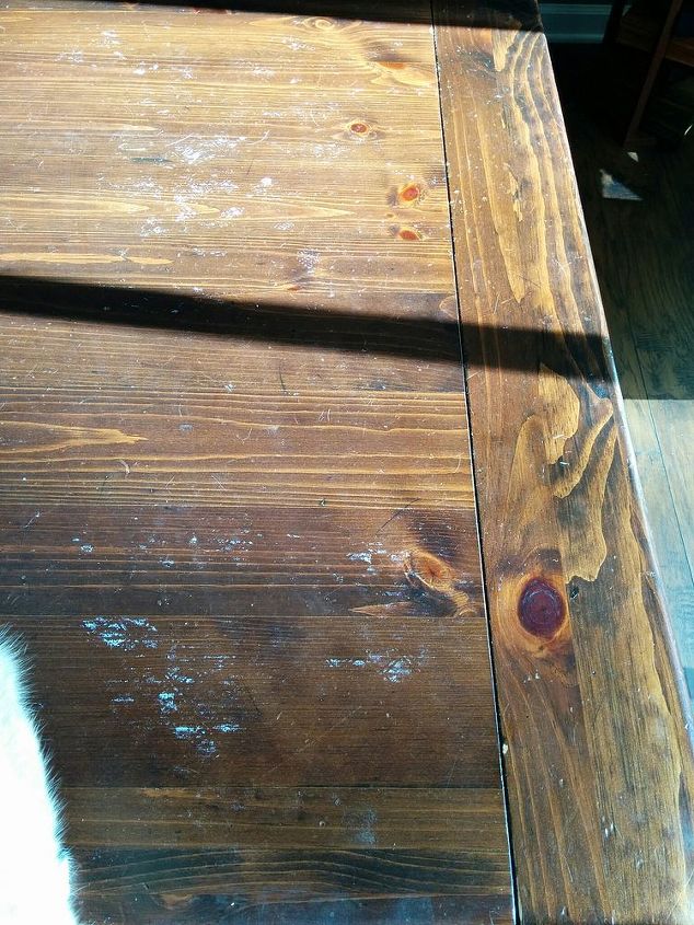 1950 s farmhouse table facelift, how to, painted furniture