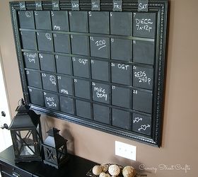 diy large chalkboard, chalkboard paint, crafts, how to, wall decor