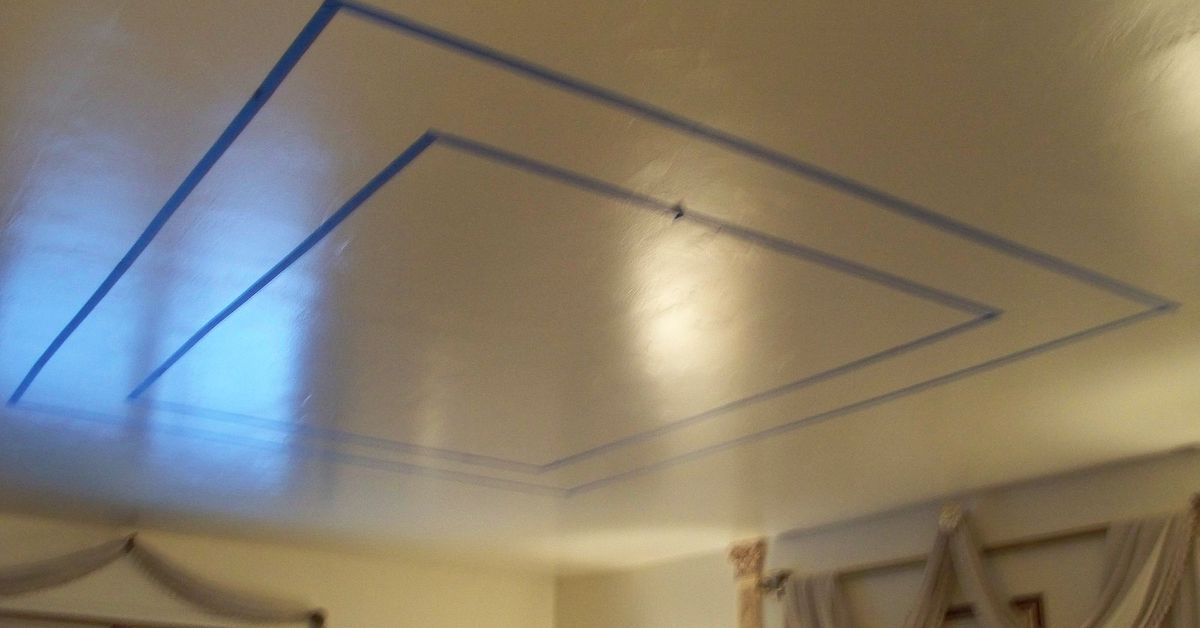 Create A Massively Beautiful Ceiling With Paint And Stencils