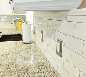 birmingham diy home makeover part two, countertops, kitchen backsplash, kitchen design, Storka 5th Avenue Subway Tile