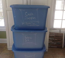 Label Your Storage Tubs With Chalk Markers