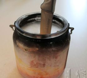 remove and reuse candle wax easily, crafts, how to, repurposing upcycling