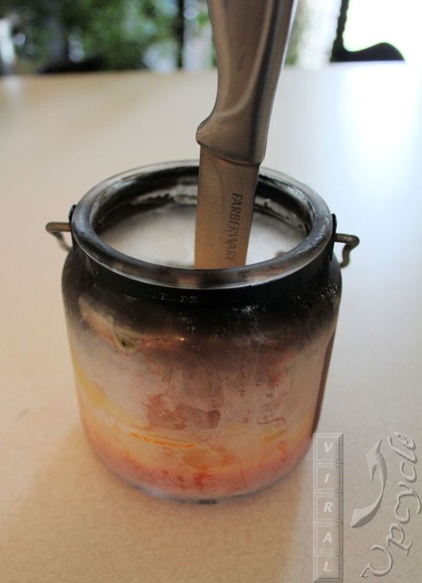 remove and reuse candle wax easily, crafts, how to, repurposing upcycling